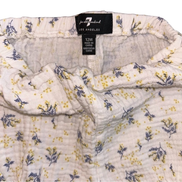 7 For All Mankind Baby Floral Bloomers - Size 12 Months - Picture 3 of 4